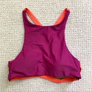 HotKiss Swim Maroon Strappy Bikini Top